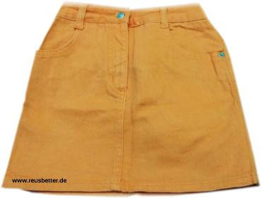 Jeans Mini Rock Orange gr. 110